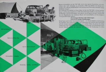 Fiat 600 Multipla Modelprogram 1956 Carbrochure (8703)